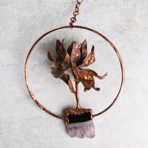 Raamhanger met echte bloem