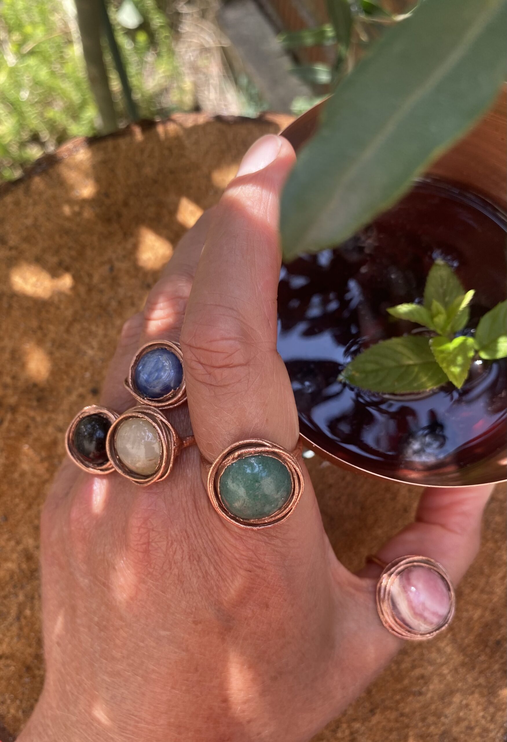 Ring met aventurijn - Afbeelding 3