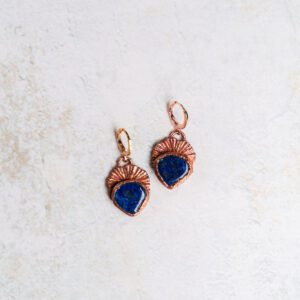 Oorbellen met lapis lazuli
