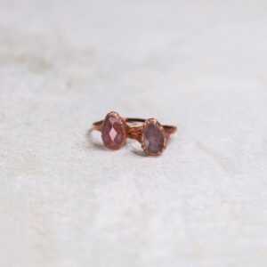 Alternative view of Ring met roze amethist