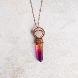 aurakwarts rozenkwarts hart koper