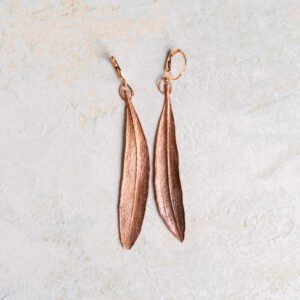 olijfblad koper electroformed