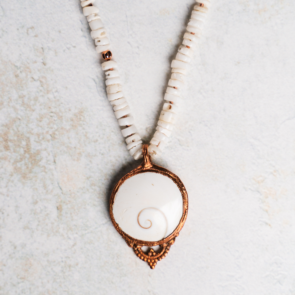 Halsketting met eye of shiva