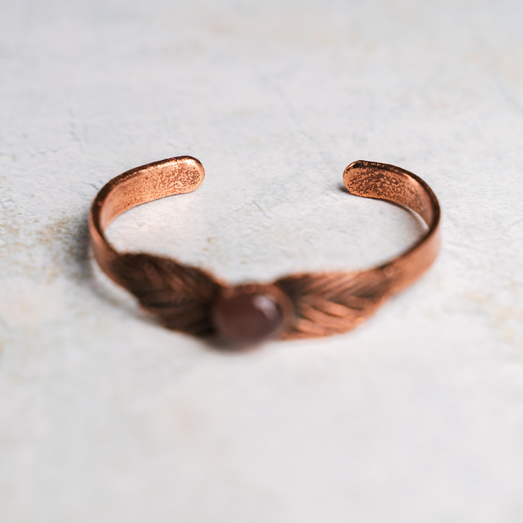 Armband met aardbeikwarts - Afbeelding 2