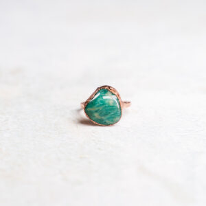 Ring met amazoniet