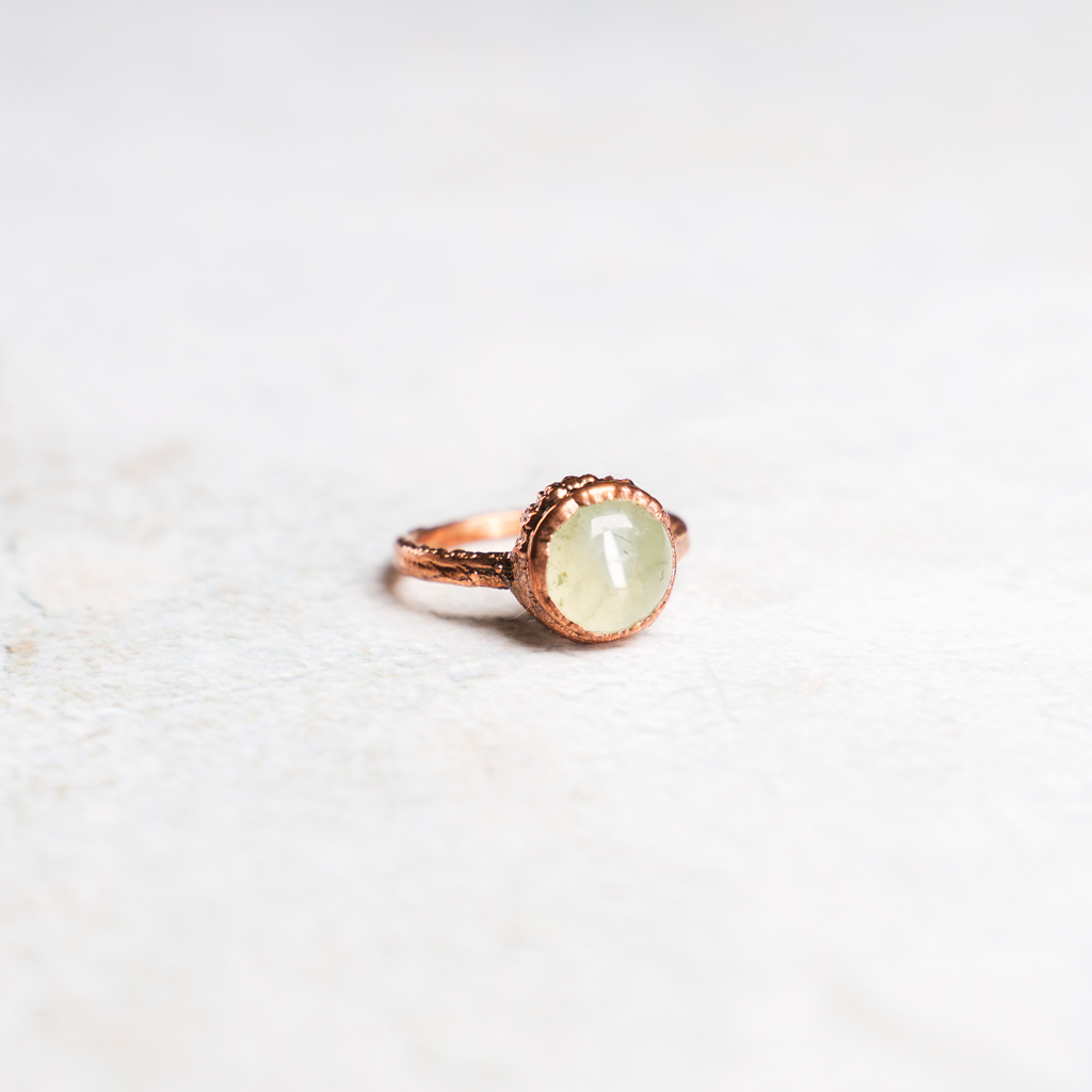 Ring met prehniet