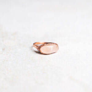 Ring met rozenkwarts